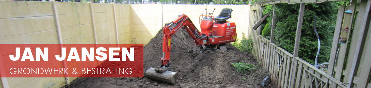 Tuin leeg laten halen in Tilburg | Jan Jansen Grondwerken